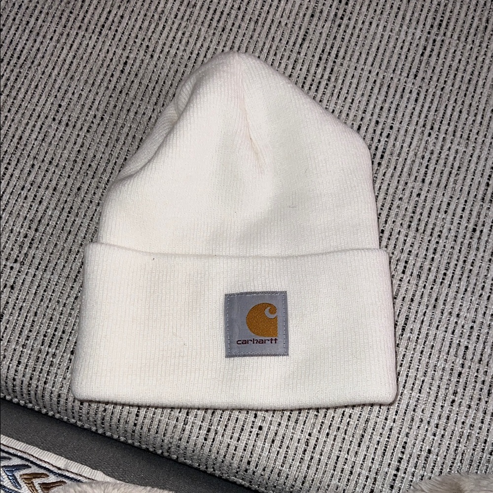 Carhartt Cream Knit Beanie